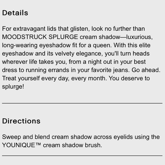 Younique Extravagant Splurge Eyeshadow NWOT - Picture 3 of 3